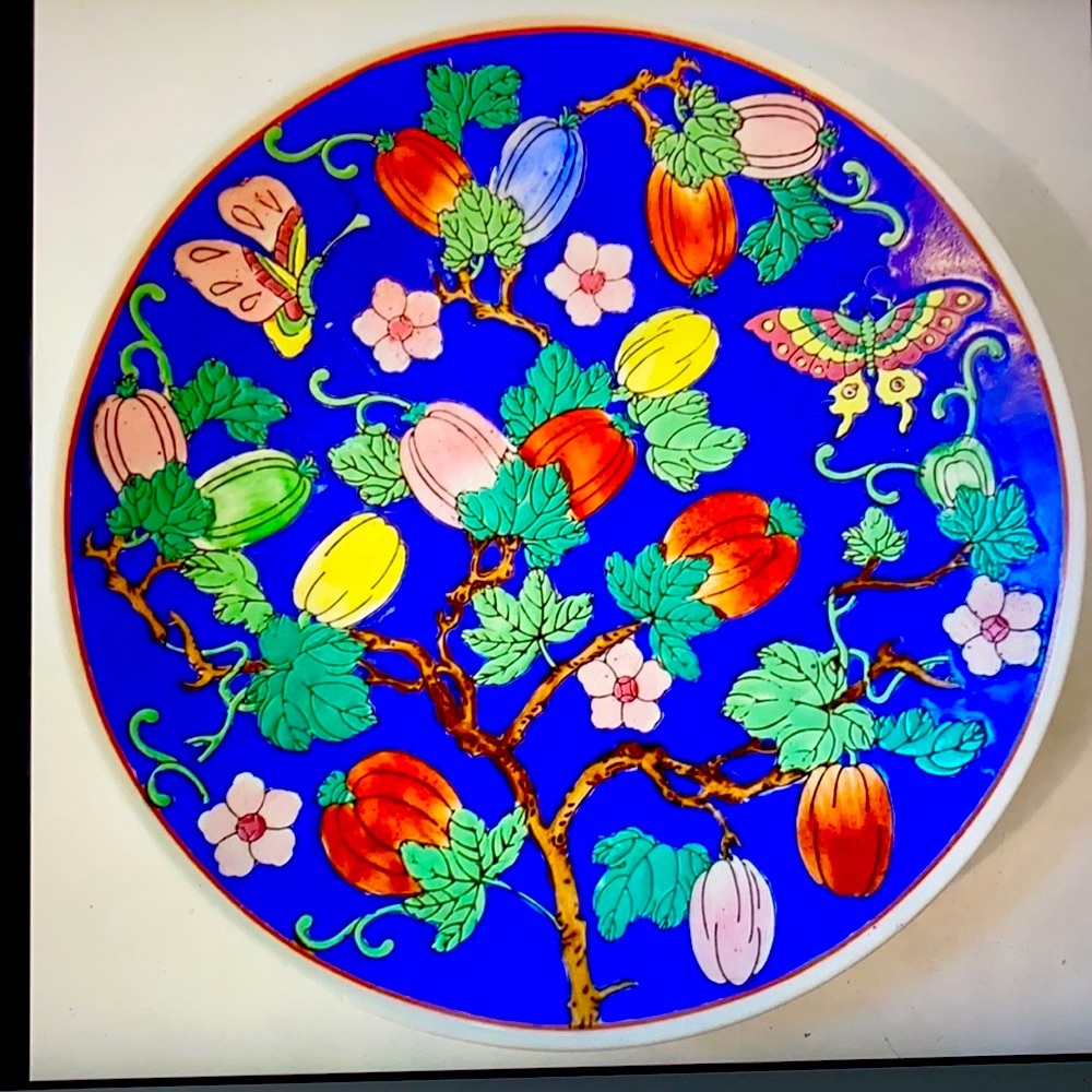 Vintage Gorgeous Hand Painted High Quality Rare Plate - Picture 2 of 6
